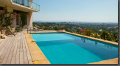 chambres d’hôtes, piscine vue sur Avignon